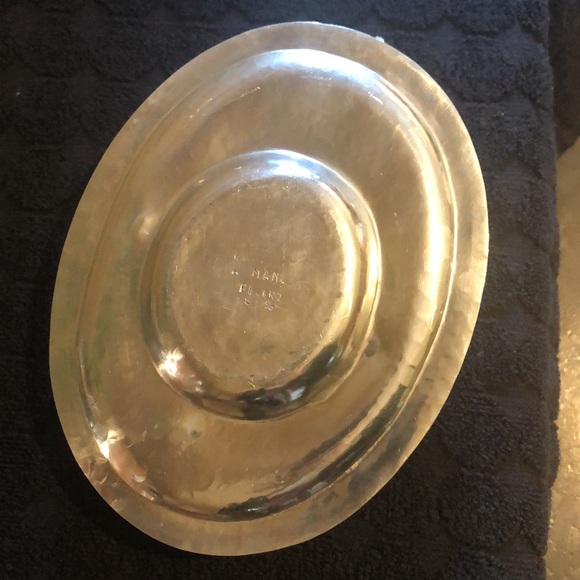 Vintage Pewter Cheese Bowl - Picture 6 of 8